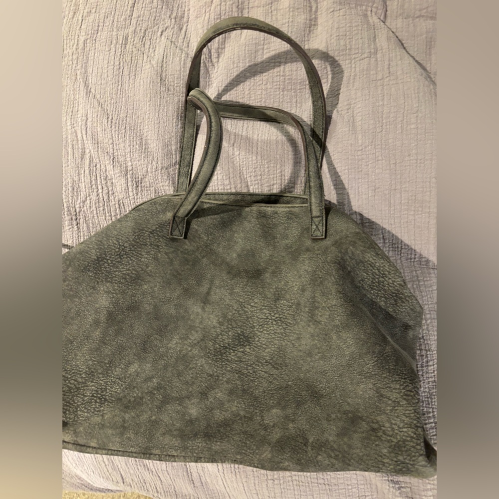 Free People Green suede Hobo Purse